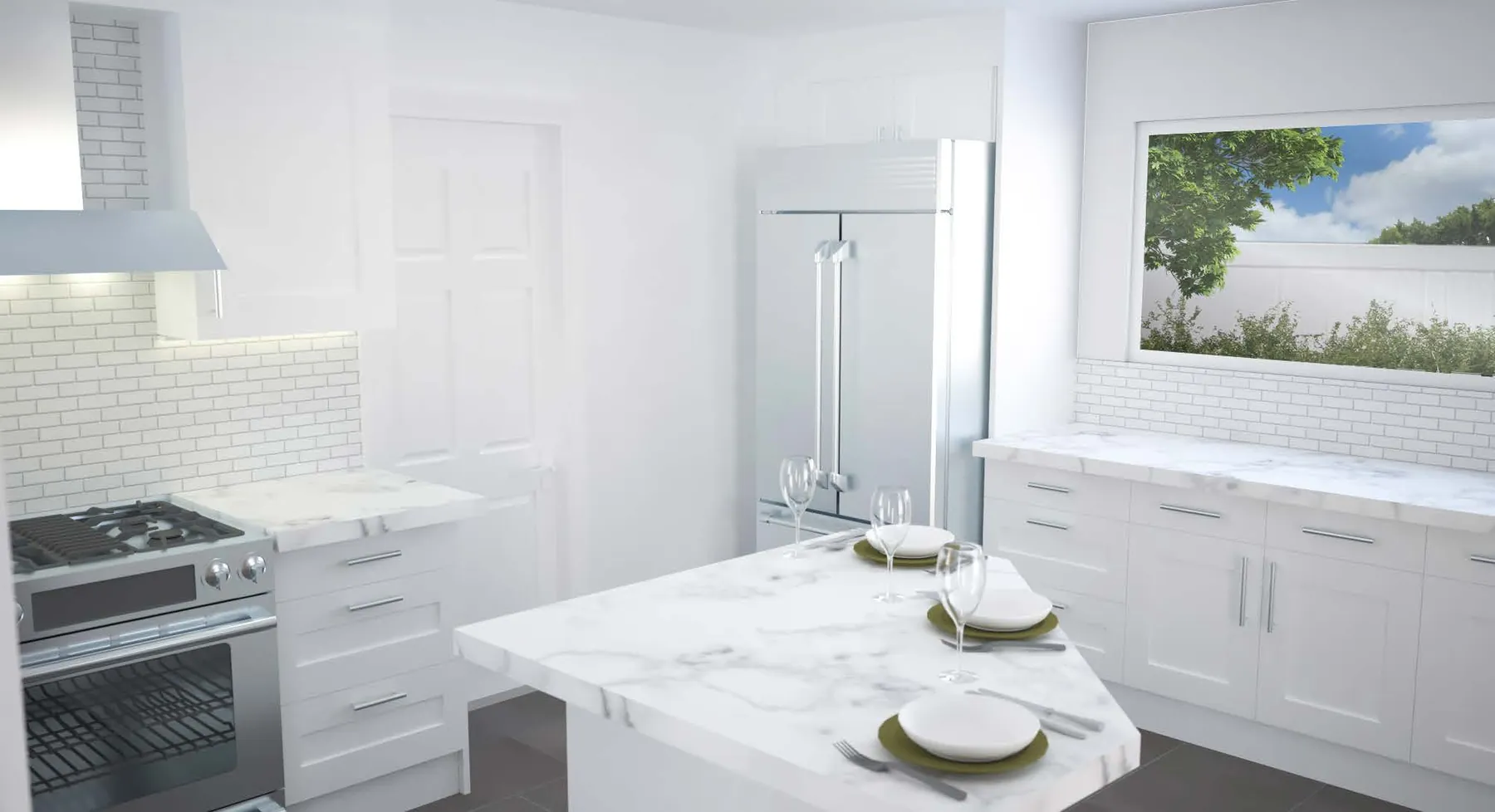 Homes & Studies: Kitchen, Rowland Heights