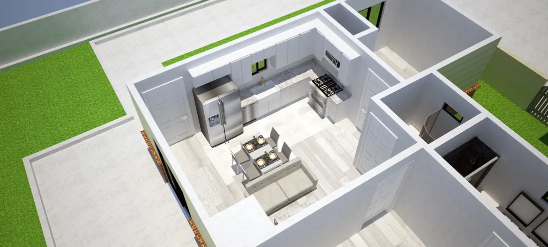 Homes & Studies: The same, cut away