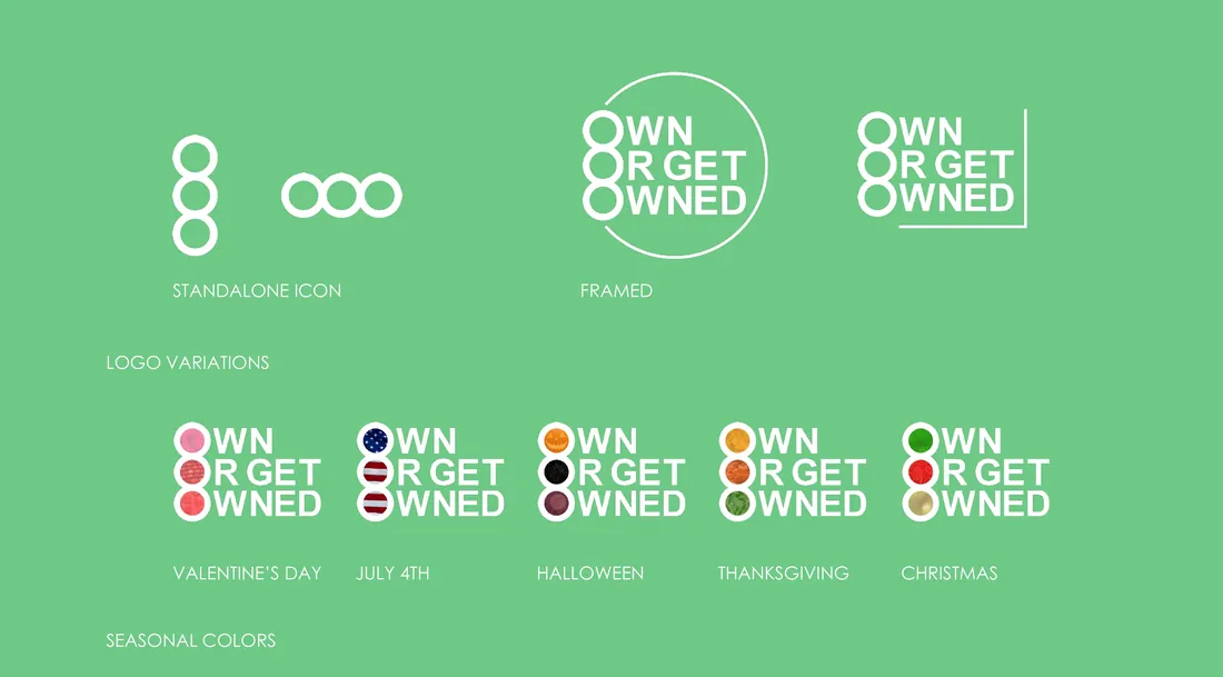 Own or Get Owned: Icon, frames and seasonal colours