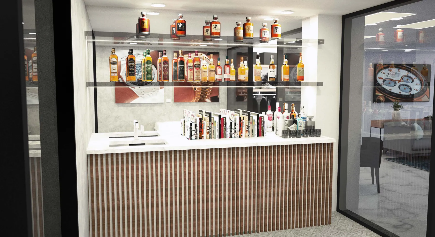 The Watch Standard: VIP whiskey bar