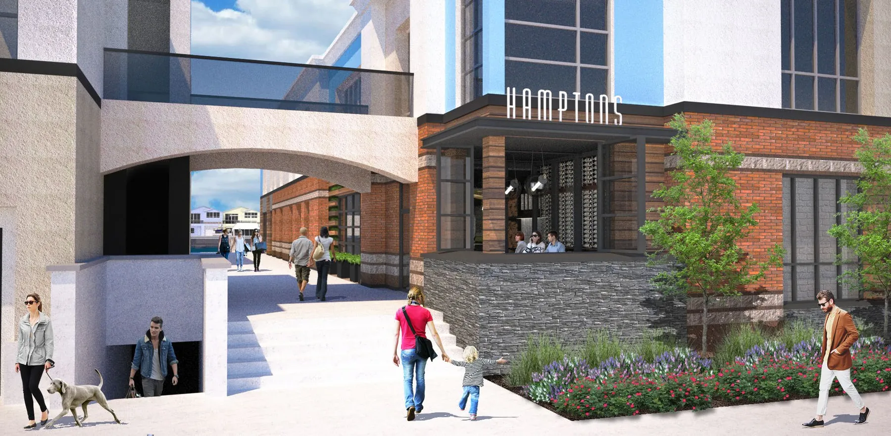 Vue Hamptons: Front corner